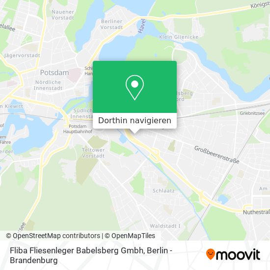 Fliba Fliesenleger Babelsberg Gmbh Karte
