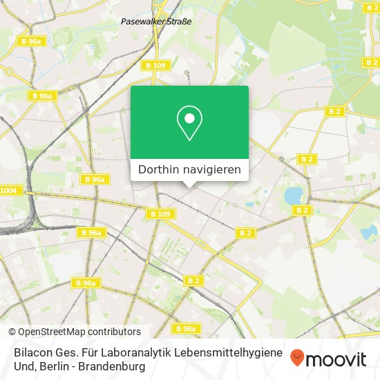 Bilacon Ges. Für Laboranalytik Lebensmittelhygiene Und Karte