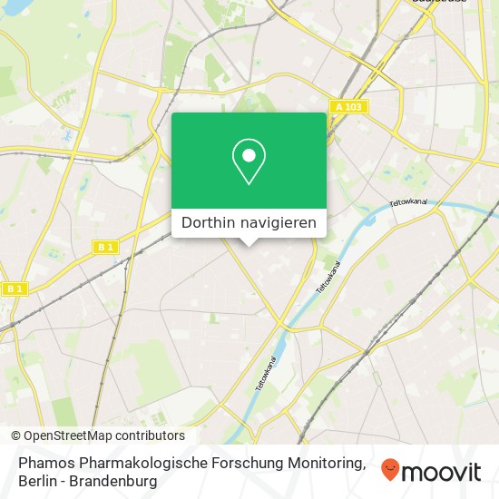 Phamos Pharmakologische Forschung Monitoring Karte