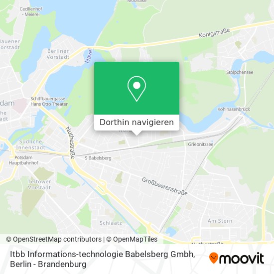 Itbb Informations-technologie Babelsberg Gmbh Karte