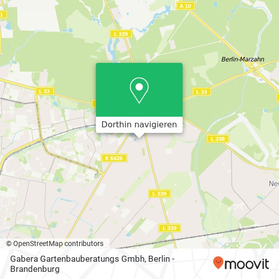 Gabera Gartenbauberatungs Gmbh Karte