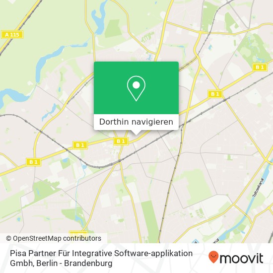 Pisa Partner Für Integrative Software-applikation Gmbh Karte