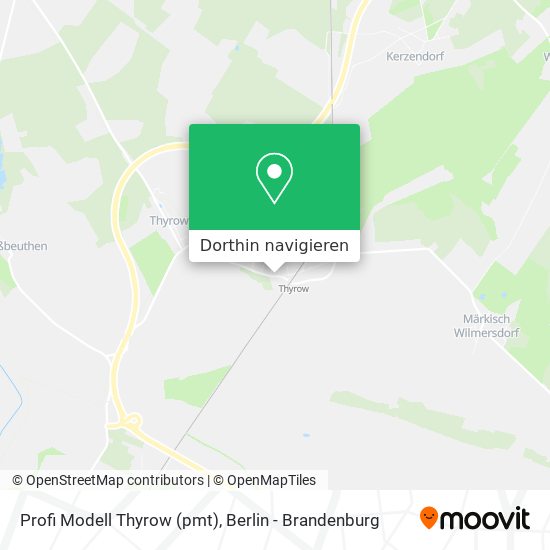Profi Modell Thyrow (pmt) Karte