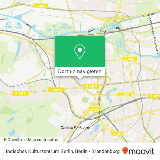 Indisches Kulturzentrum Berlin Karte