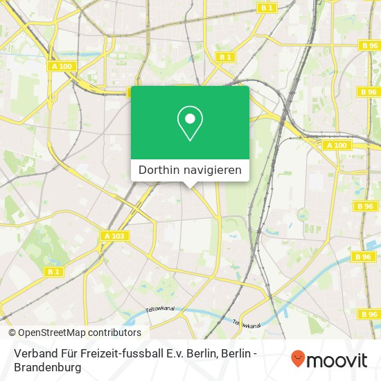 Verband Für Freizeit-fussball E.v. Berlin Karte