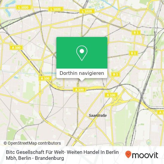 Bitc Gesellschaft Für Welt- Weiten Handel In Berlin Mbh Karte