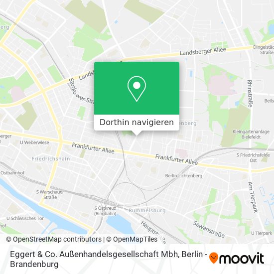 Eggert & Co. Außenhandelsgesellschaft Mbh Karte