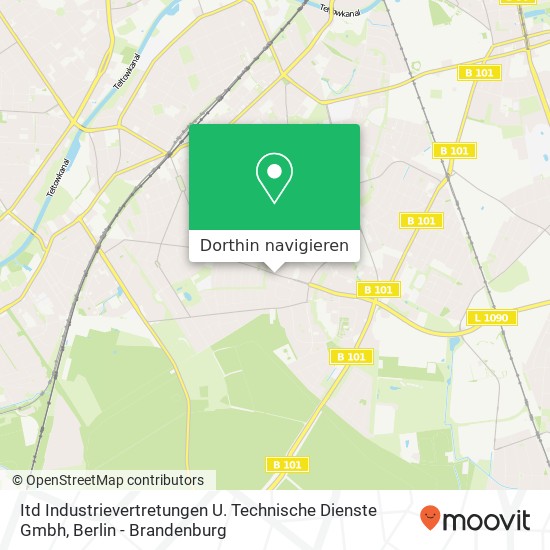 Itd Industrievertretungen U. Technische Dienste Gmbh Karte