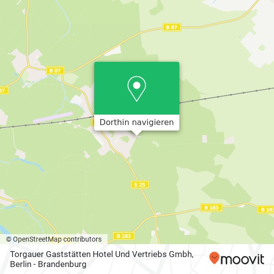 Torgauer Gaststätten Hotel Und Vertriebs Gmbh Karte