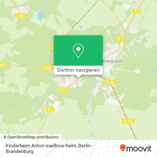 Kinderheim Anton-saefkow-heim Karte