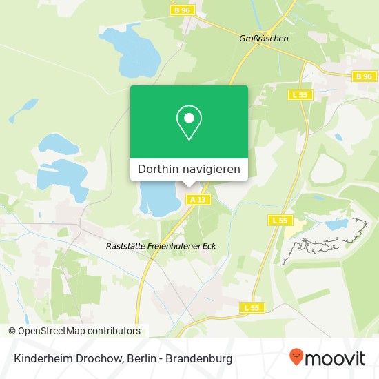 Kinderheim Drochow Karte