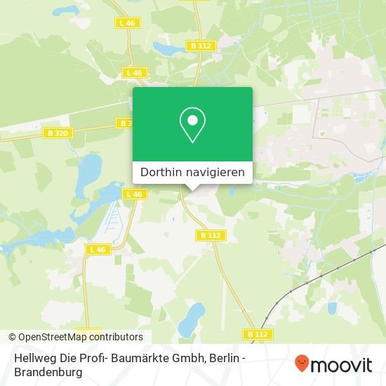 Hellweg Die Profi- Baumärkte Gmbh Karte