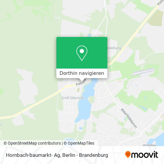 Hornbach-baumarkt- Ag Karte
