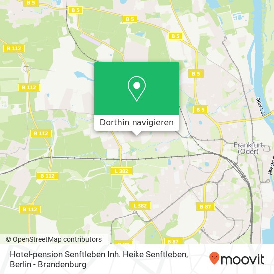 Hotel-pension Senftleben Inh. Heike Senftleben Karte