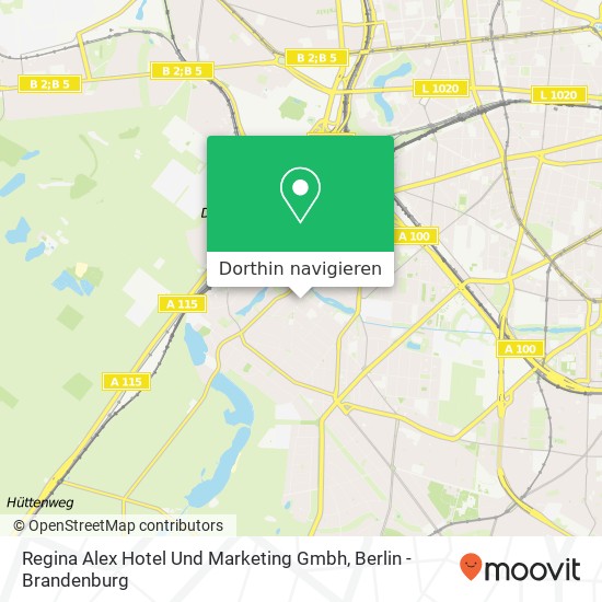 Regina Alex Hotel Und Marketing Gmbh Karte