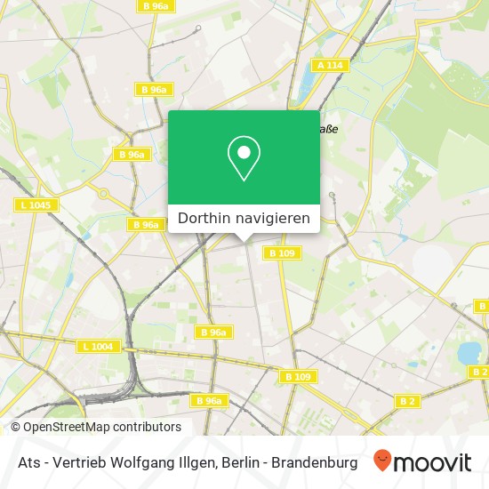 Ats - Vertrieb Wolfgang Illgen Karte