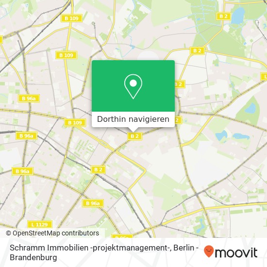 Schramm Immobilien -projektmanagement- Karte