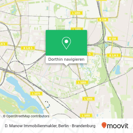 D. Manow Immobilienmakler Karte