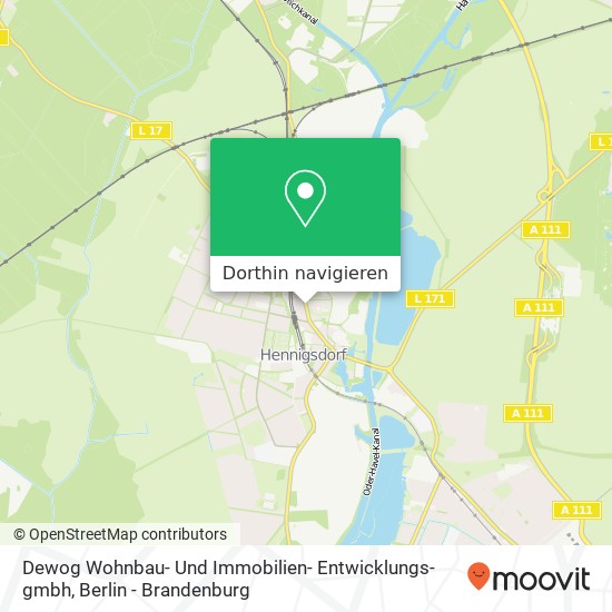 Dewog Wohnbau- Und Immobilien- Entwicklungs-gmbh Karte