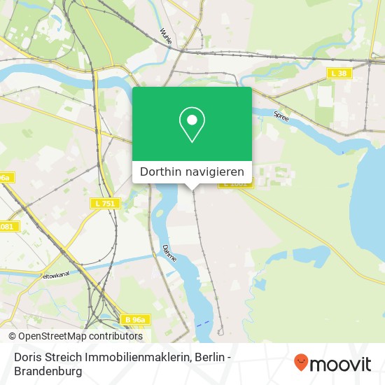 Doris Streich Immobilienmaklerin Karte