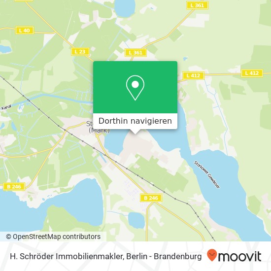 H. Schröder Immobilienmakler Karte