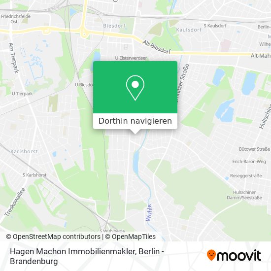 Hagen Machon Immobilienmakler Karte
