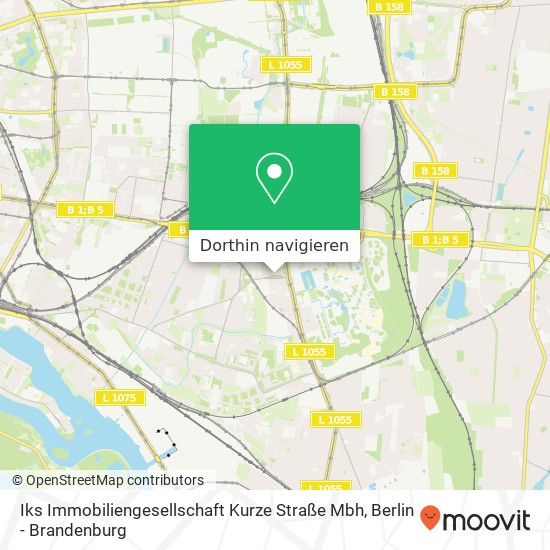 Iks Immobiliengesellschaft Kurze Straße Mbh Karte