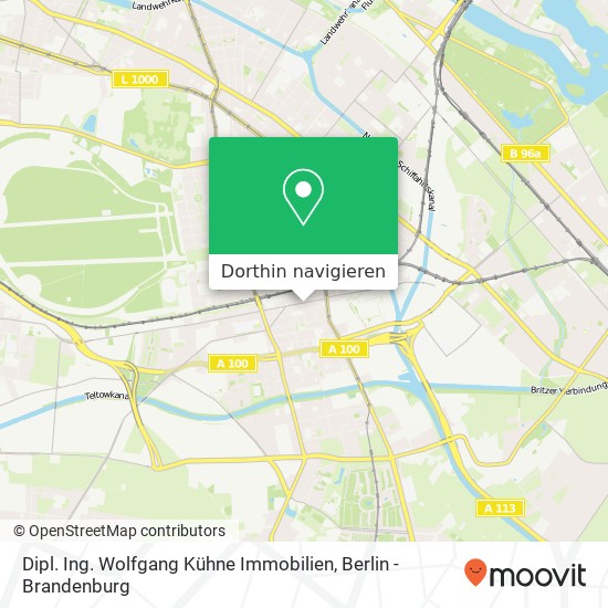 Dipl. Ing. Wolfgang Kühne Immobilien Karte