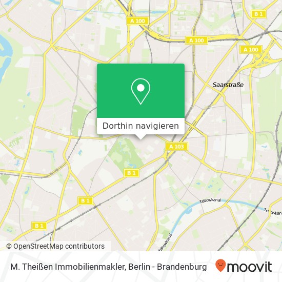 M. Theißen Immobilienmakler Karte