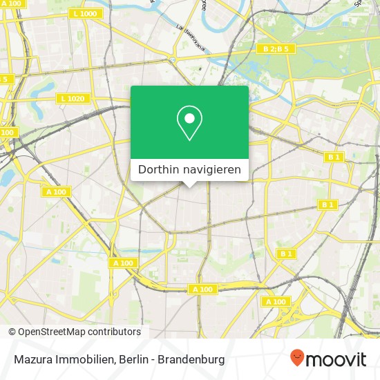 Mazura Immobilien Karte