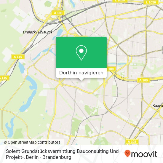 Solent Grundstücksvermittlung Bauconsulting Und Projekt- Karte