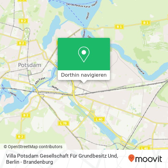 Villa Potsdam Gesellschaft Für Grundbesitz Und Karte