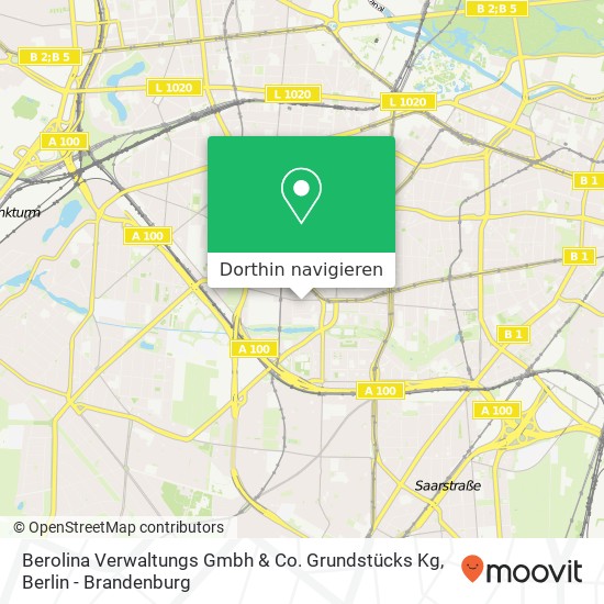 Berolina Verwaltungs Gmbh & Co. Grundstücks Kg Karte