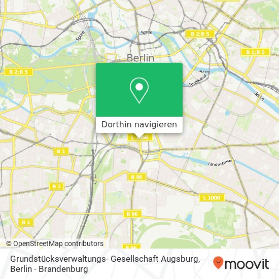 Grundstücksverwaltungs- Gesellschaft Augsburg Karte