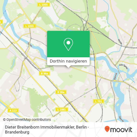 Dieter Breitenborn Immobilienmakler Karte