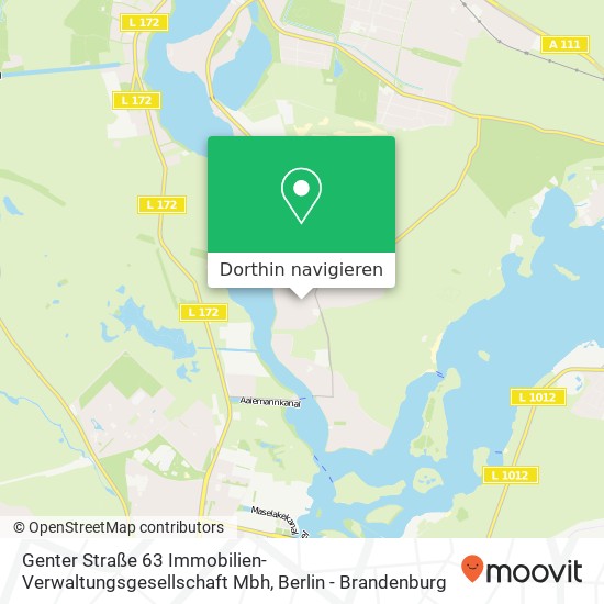 Genter Straße 63 Immobilien- Verwaltungsgesellschaft Mbh Karte