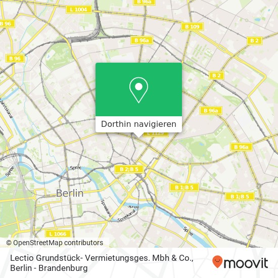 Lectio Grundstück- Vermietungsges. Mbh & Co. Karte