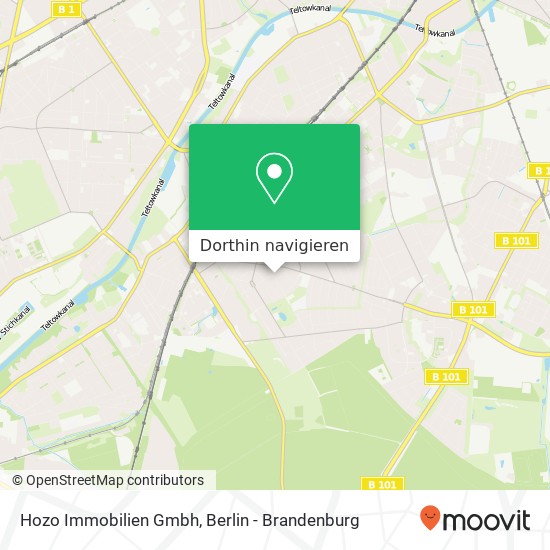 Hozo Immobilien Gmbh Karte