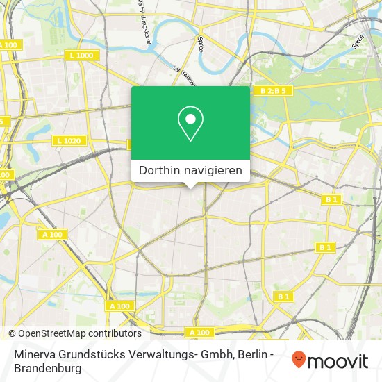 Minerva Grundstücks Verwaltungs- Gmbh Karte