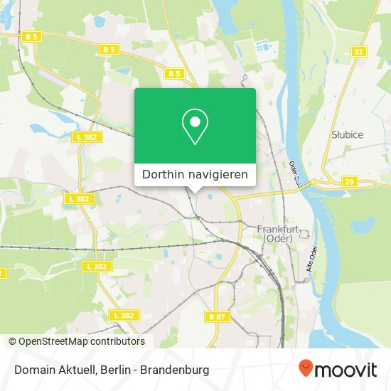 Domain Aktuell Karte