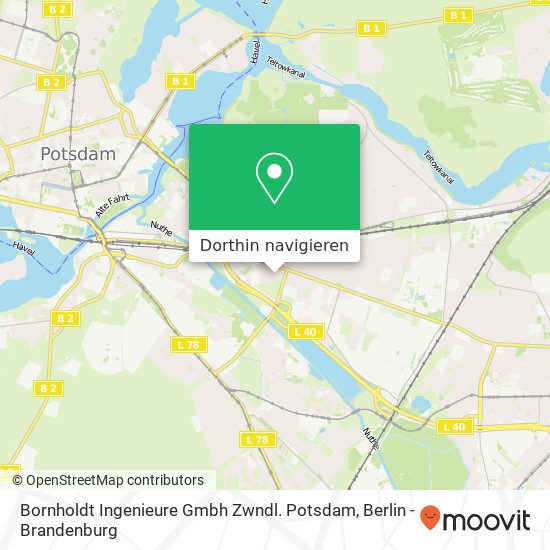 Bornholdt Ingenieure Gmbh Zwndl. Potsdam Karte