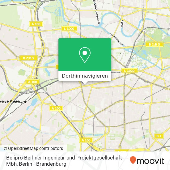 Belipro Berliner Ingenieur-und Projektgesellschaft Mbh Karte