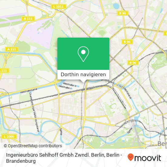 Ingenieurbüro Sehlhoff Gmbh Zwndl. Berlin Karte