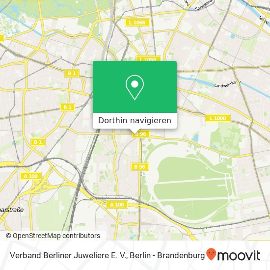 Verband Berliner Juweliere E. V. Karte
