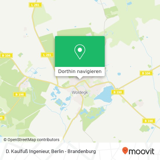 D. Kaulfuß Ingenieur Karte