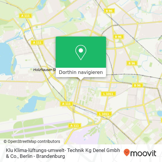 Klu Klima-lüftungs-umwelt- Technik Kg Denel Gmbh & Co. Karte