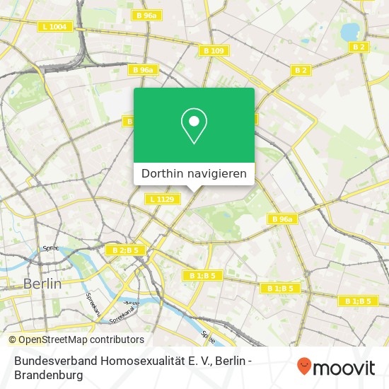 Bundesverband Homosexualität E. V. Karte