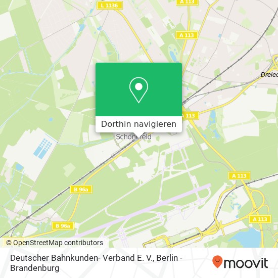 Deutscher Bahnkunden- Verband E. V. Karte