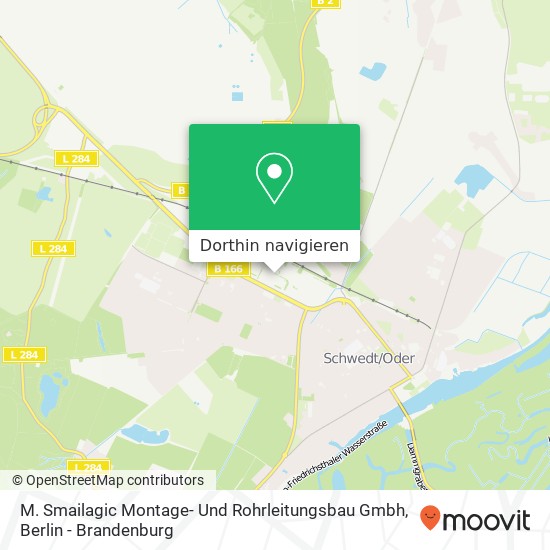 M. Smailagic Montage- Und Rohrleitungsbau Gmbh Karte