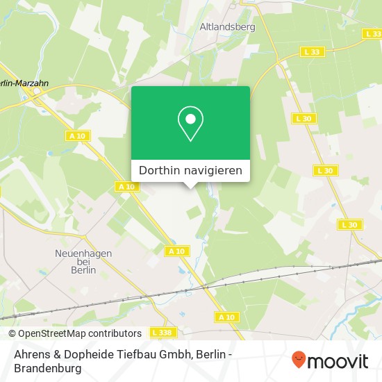 Ahrens & Dopheide Tiefbau Gmbh Karte